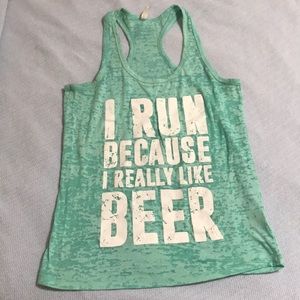 Running burnout tank